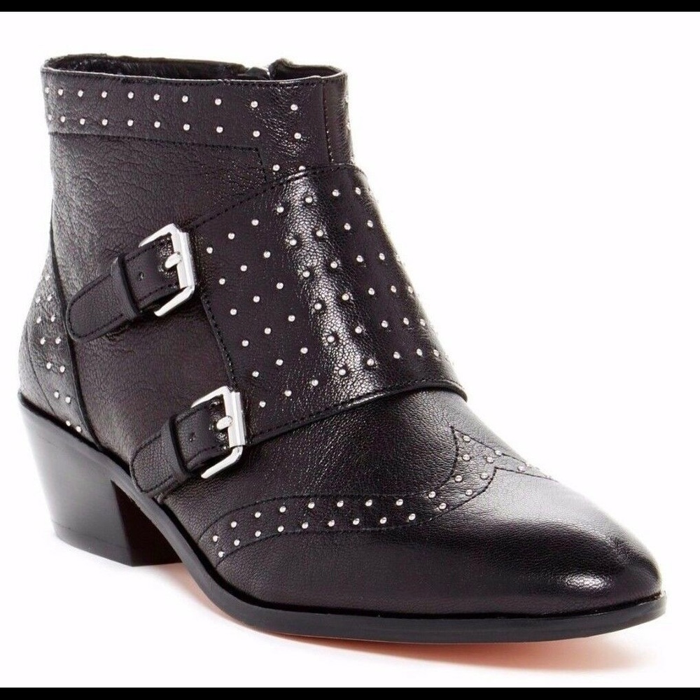 Rebecca Minkoff Black Studded Addison Boot